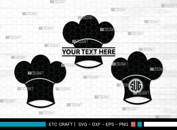 Download Chef Hat Monogram | Chef Svg | Cook  SVG - Monogram Collection