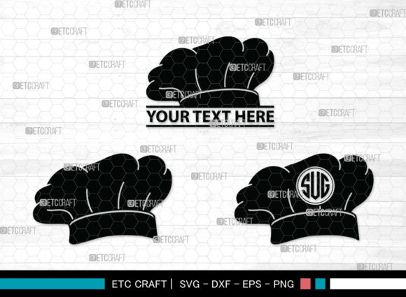 Download Chef Hat Monogram | Chef Svg | Cook SVG - Monogram Collection