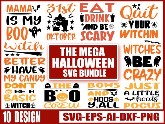 Download Halloween SVG Design Bundle [FREE] - Halloween svg Collection