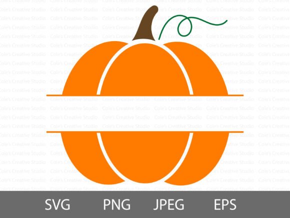 Download Orange Pumpkin Monogram Svg - Monogram Collection