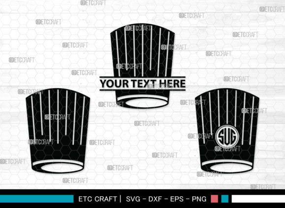 Download Chef Hat Monogram  | Chef Svg | Cook SVG - Monogram Collection