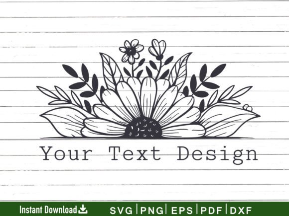 Download Daisy Flower Monogram Svg Flower Svg - Monogram Collection
