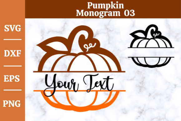 Download Pumpkin Monogram SVG,Fall, Halloween #03 - Monogram Collection