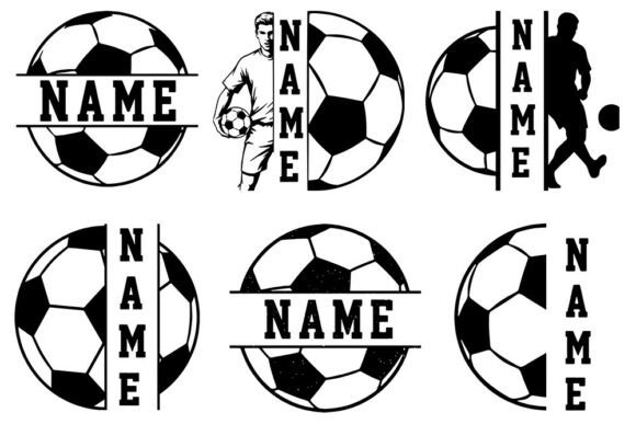 Download Soccer Ball Monogram SVG Bundle. - Monogram Collection