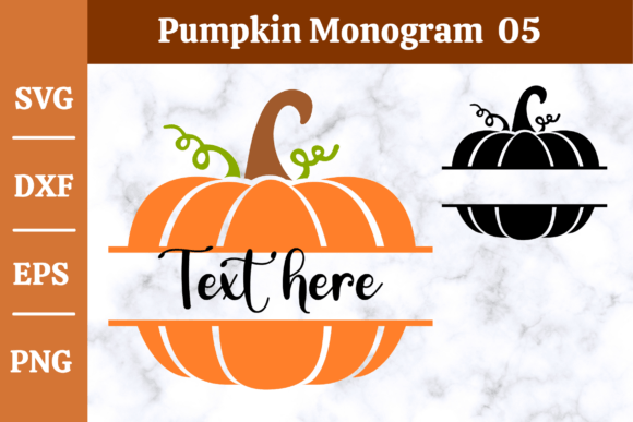 Download Pumpkin Monogram SVG,Fall, Halloween #05 - Monogram Collection