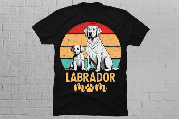 Download Labrador Retriever Dog T-shirt Design - Labrador retriever dog Collection