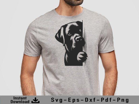 Download Peeking Labrador Retriever Dog Svg File - Labrador retriever dog Collection